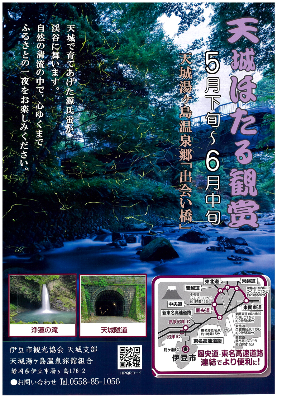 天城ほたる | 伊豆市観光協会 天城温泉郷観光ガイド