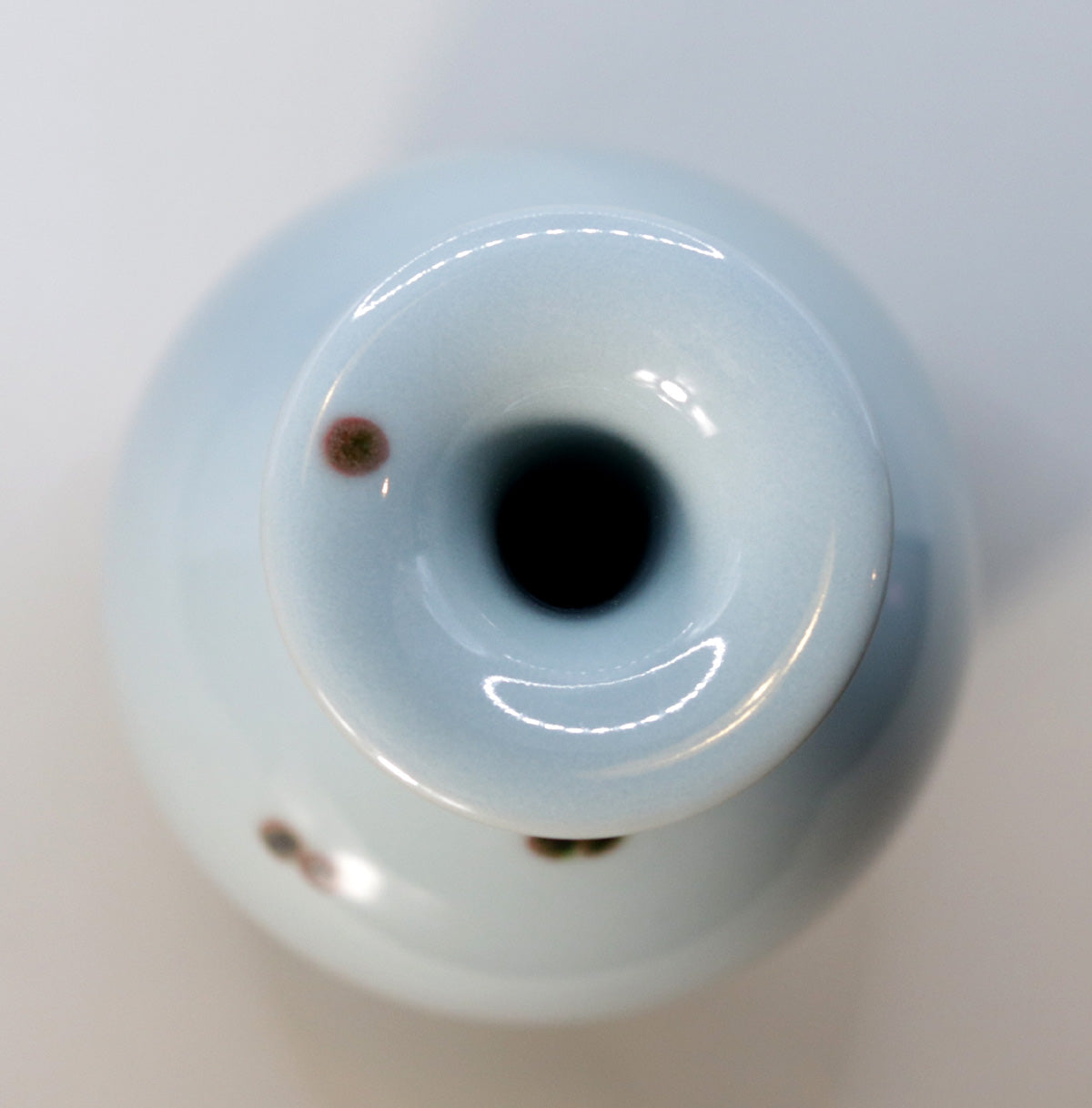 飛青瓷下蕪花入(中) 諏訪蘇山 – 高級陶器の専門店【甘木道】