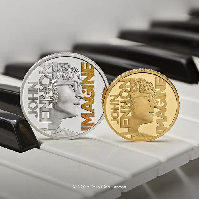英国王立造幣局 ジョン・レノンを称える公式コイン発行 - amass