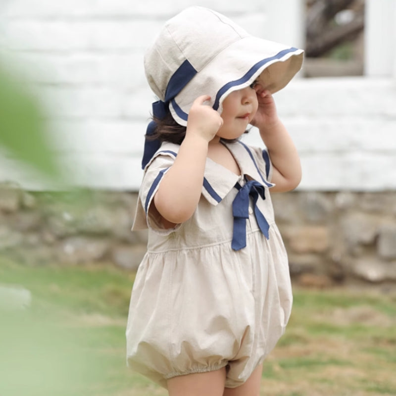 セーラーシックバブルロンパース 60㎝～90㎝｜ベビーのロンパース
