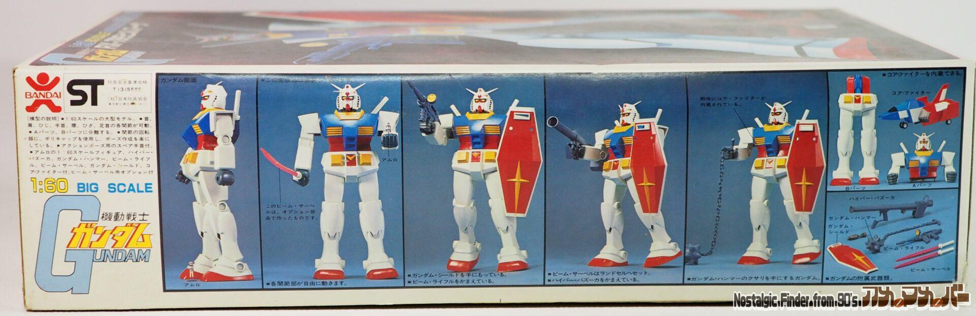 機動戦士ガンダム バンダイ 旧キット 1/60 ガンダム（旧バンザイマーク