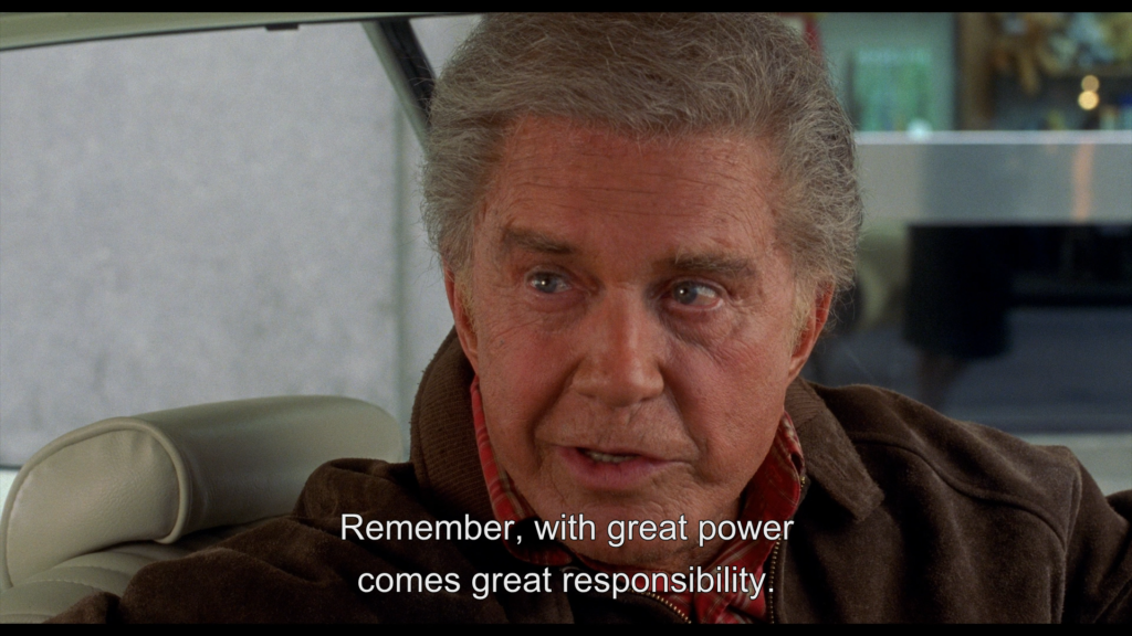 文法解説・倒置】大いなる力は大いなる責任が伴う【スパイダーマン