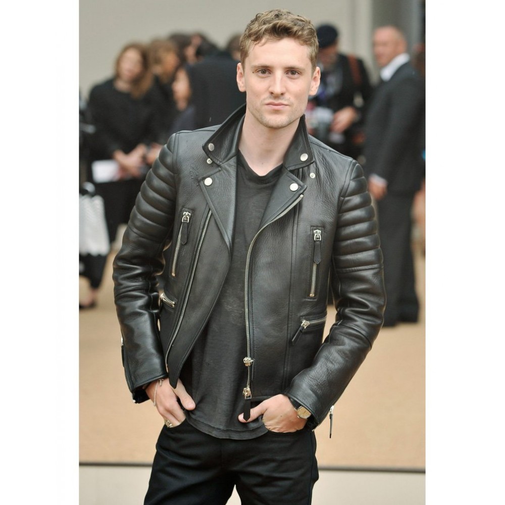 Burberry black jacket | George Barnett Jacket | America Suits