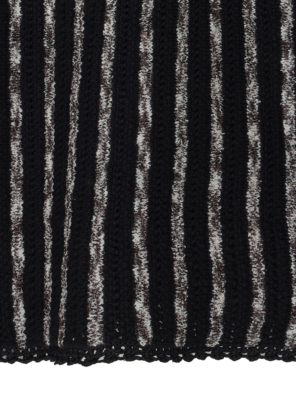 HAND STITCH STRIPE KNIT TOP