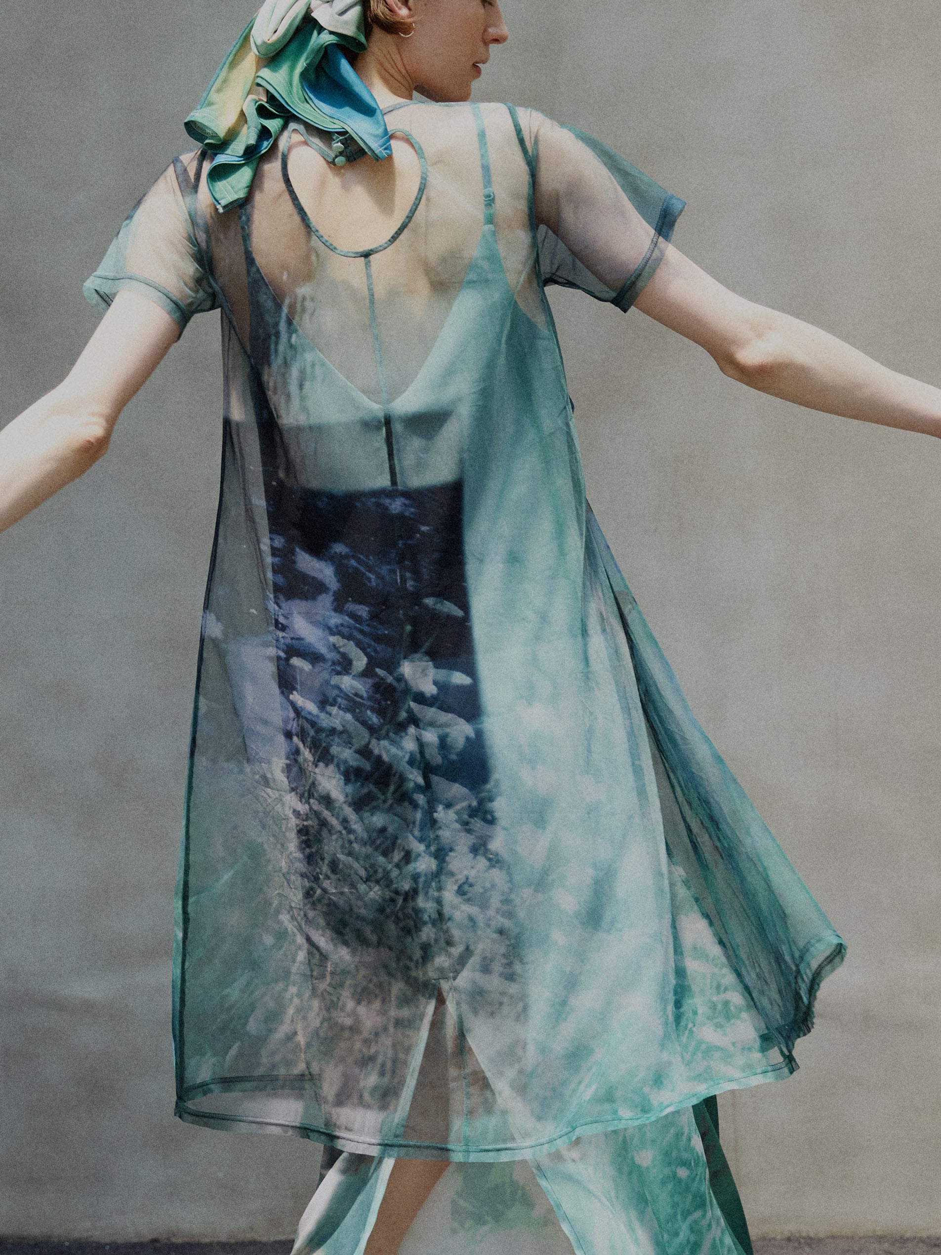 Silvia Conde Oliván×Ameri SHEER DRESS