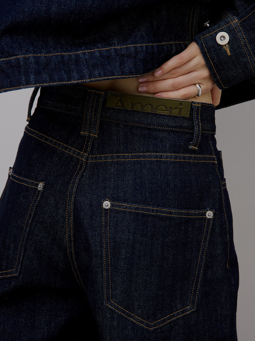 JAPAN MADE CURVE DENIM PANTS