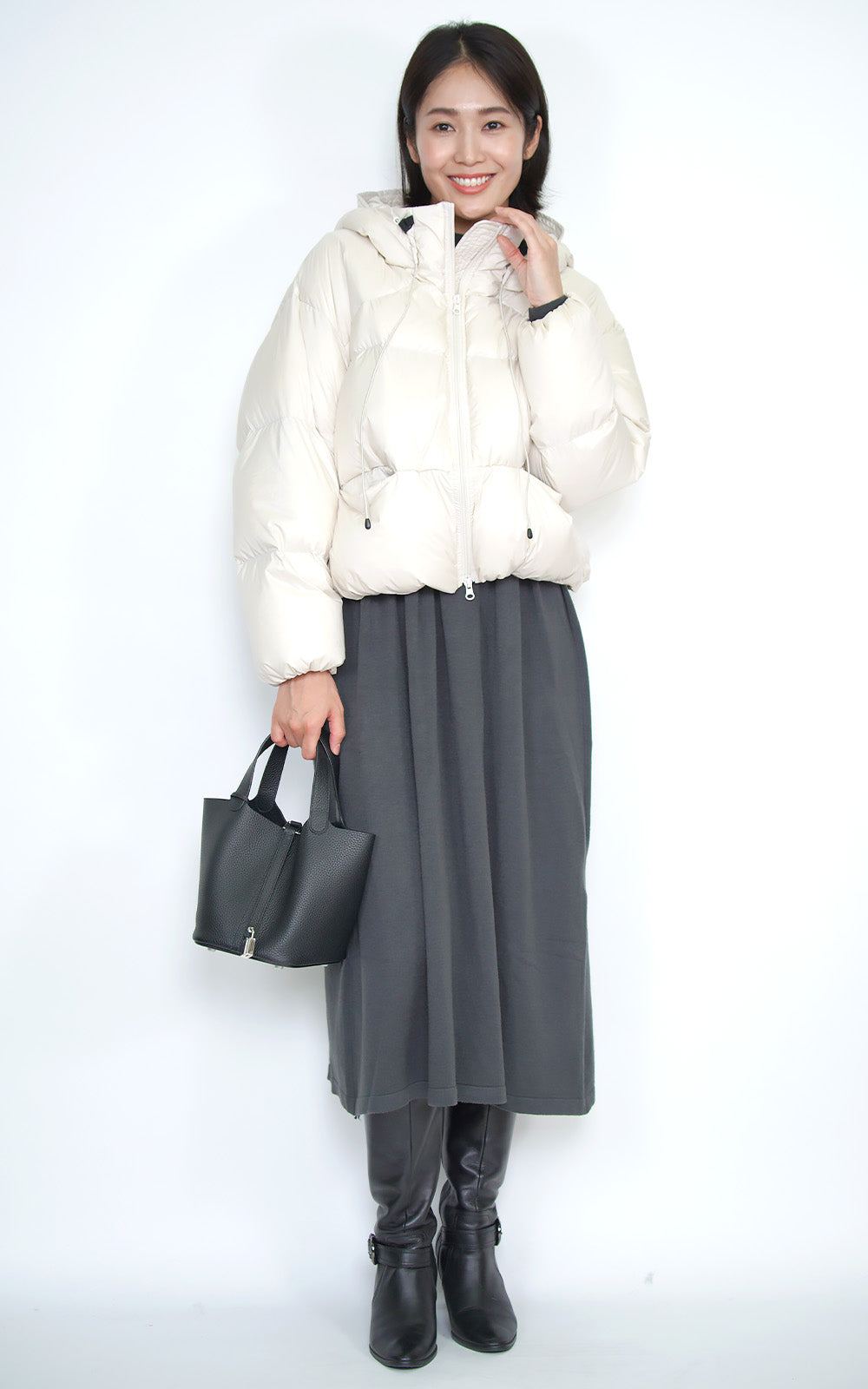 アミアン・ハウス] フラッフィーダウン ショート ジャケット S~4L