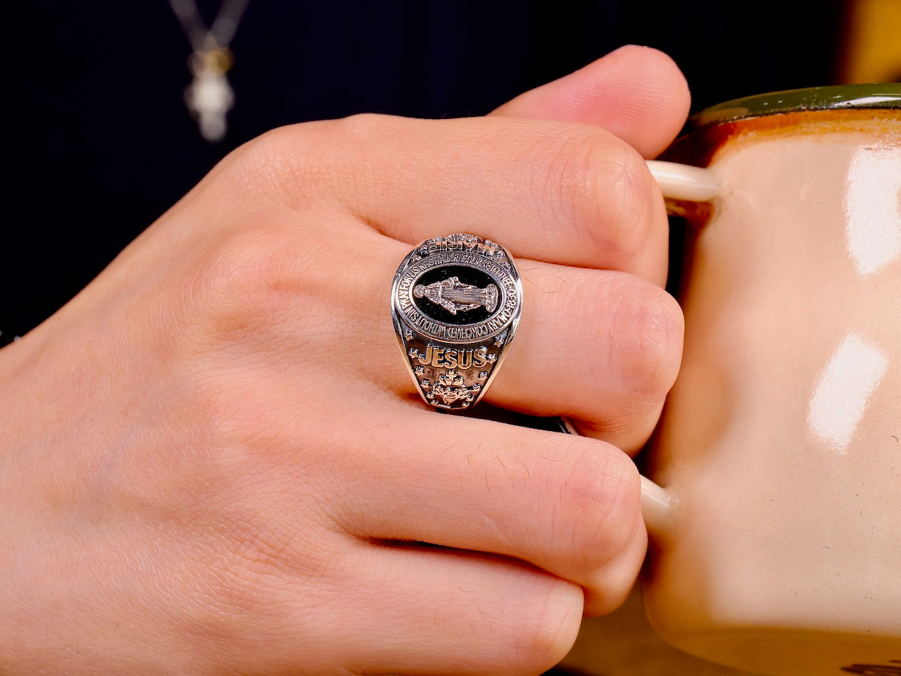 Mary College Ring -Onyx- / NCAS-212 – amp japan