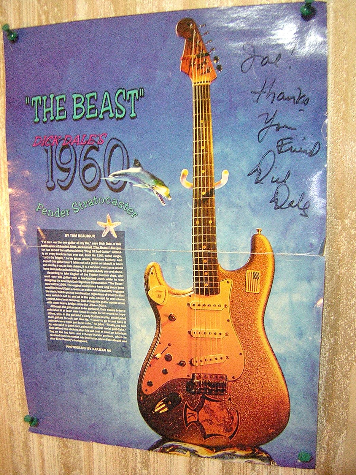 Dick Dale's guitar | Amyeighttrack's Blog