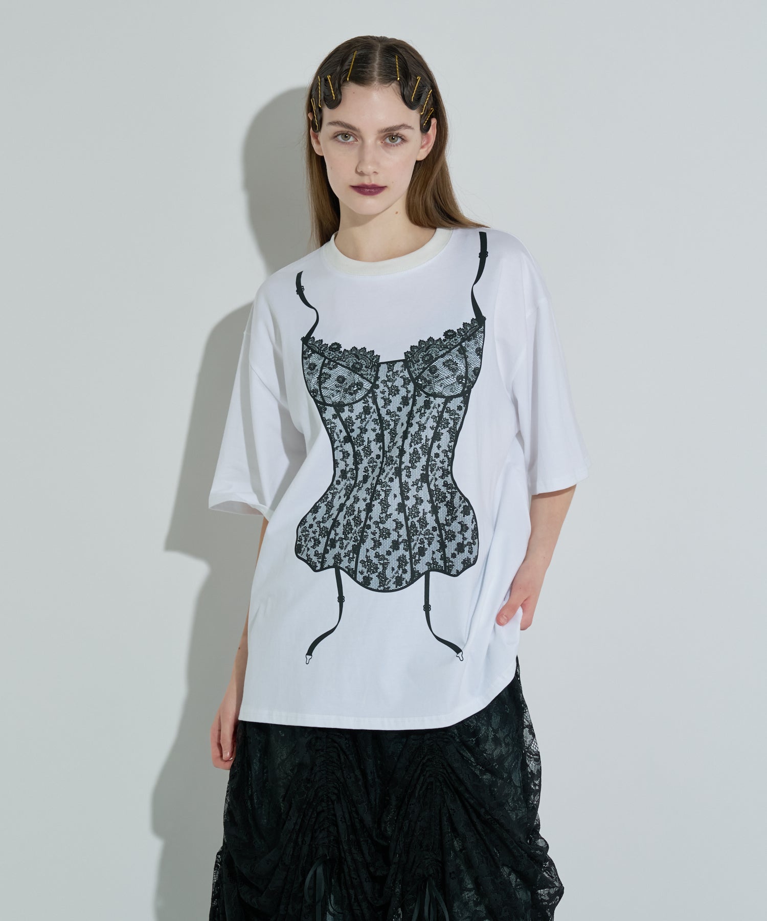 ランジェリープリントBIG Tシャツ – ANNA SUI NYC