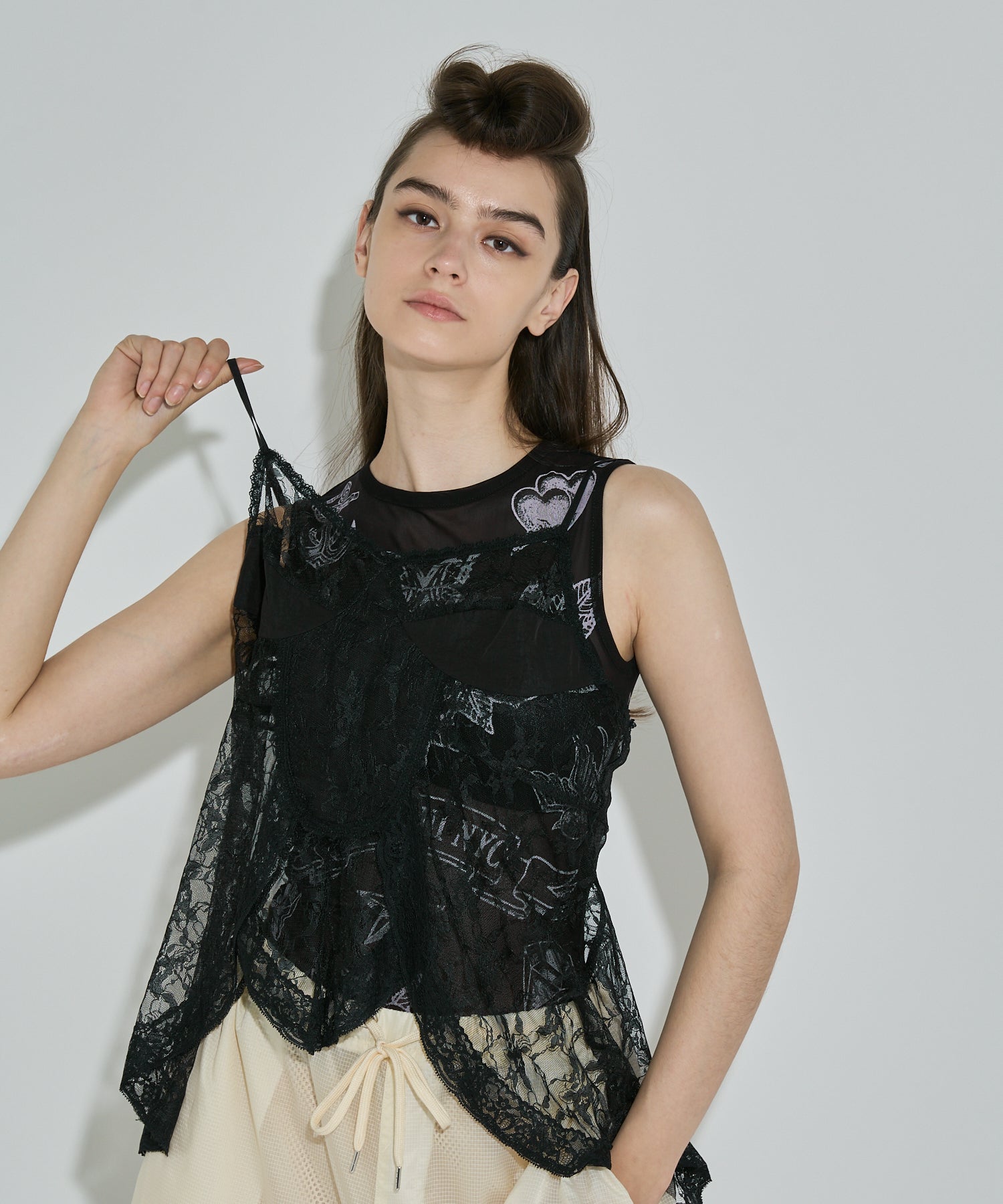 マーメイドレースキャミソール – ANNA SUI NYC