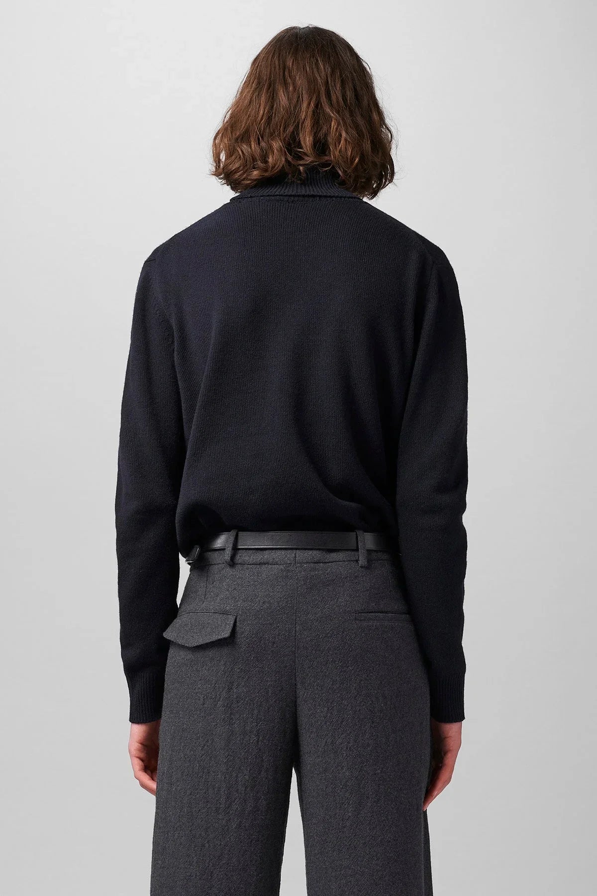 Kurt Knitted Dolcevita Neck Sweater – Ann Demeulemeester