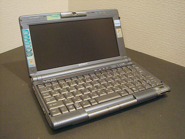 VAIO PCG-C1MR/BP (Sony) 2001年 | 古いハードに囲まれて since2011