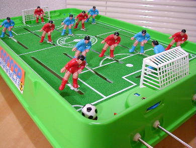 サッカーゲームデラックス人工芝競技場】昭和61年(1986)／エポック社