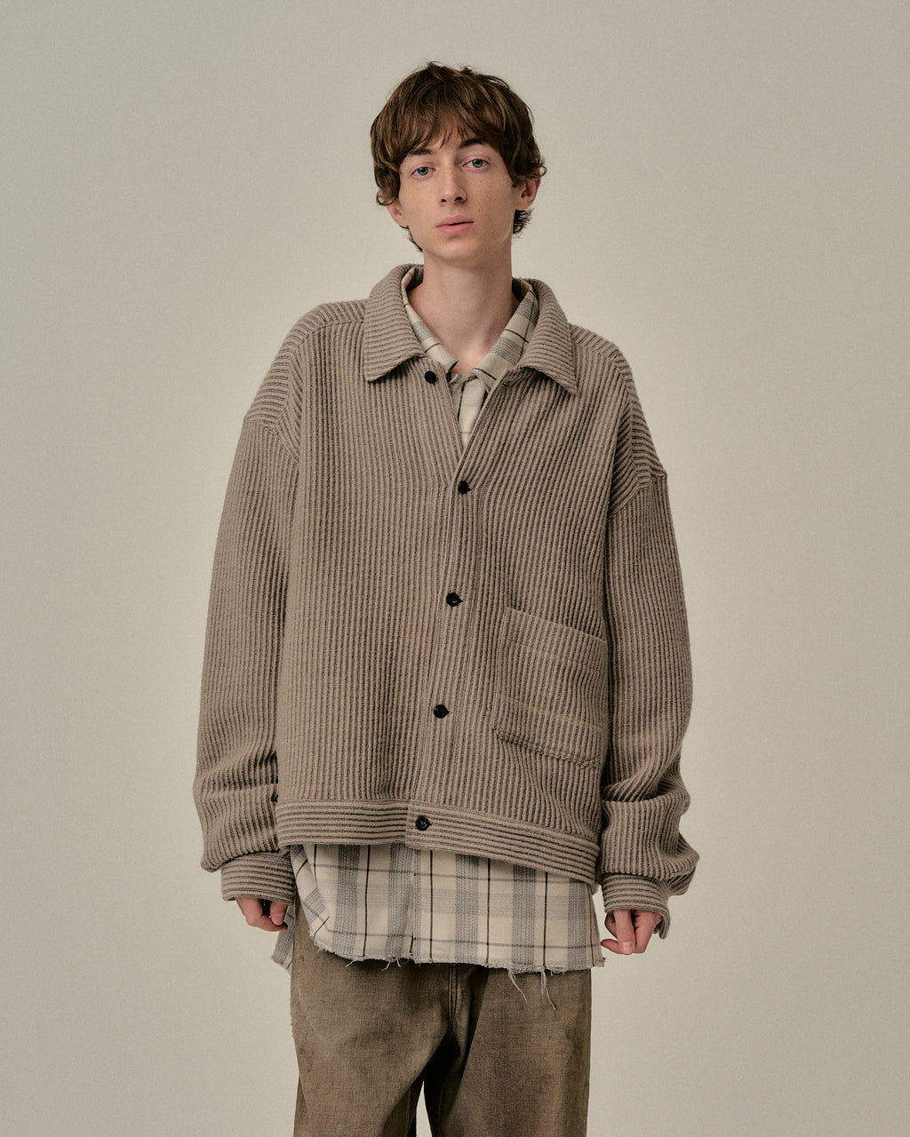 なちここ 様 CINOH WOOL JERSEY SHIRT ジャケット なちここ 様 CINOH