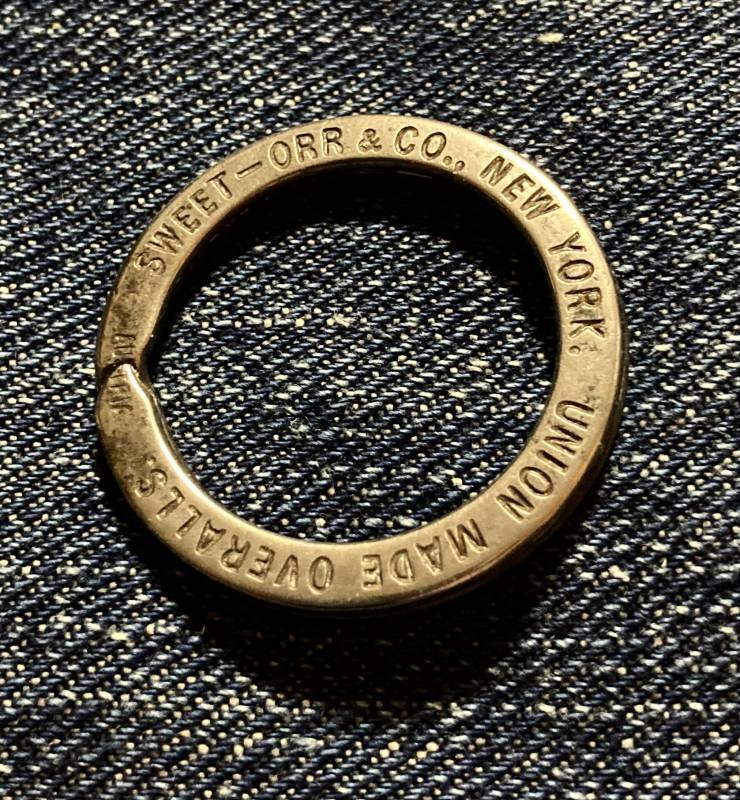 40's Sweet Orr Key Ring - AnchoR Vintage