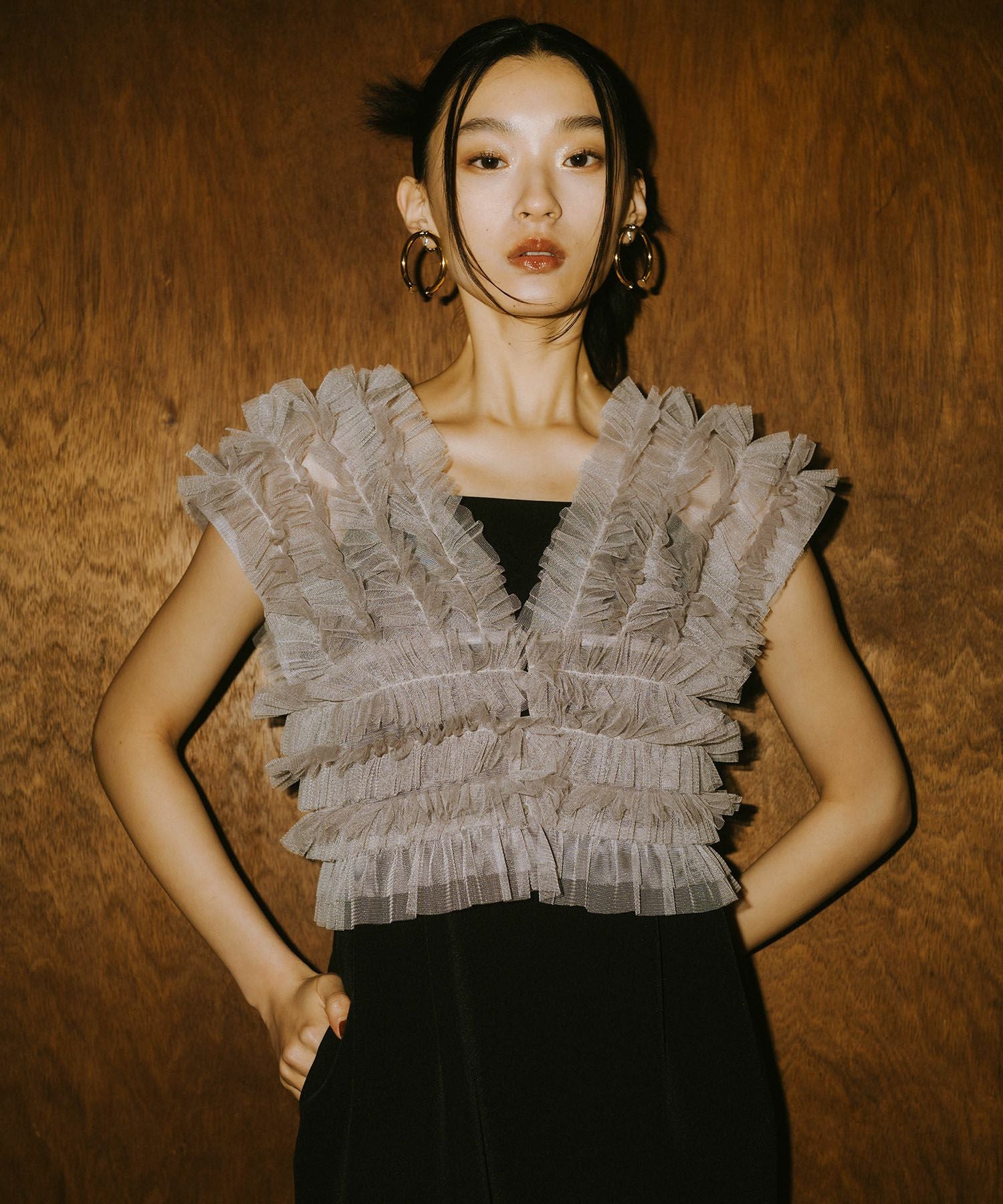 tulle vest all in one dress | ANDRESD