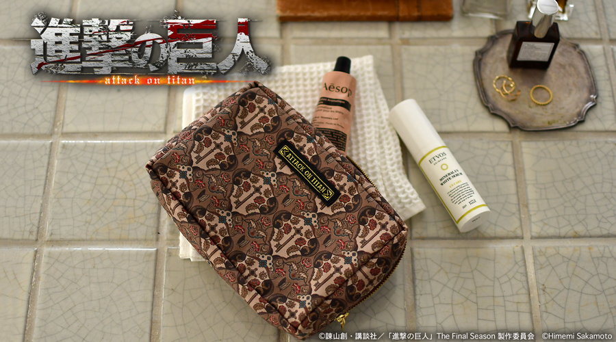 進撃の巨人｜スクエアポーチ（エレン）