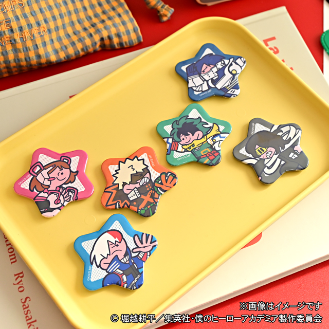 僕のヒーローアカデミア｜星型缶バッジ（麗日お茶子）