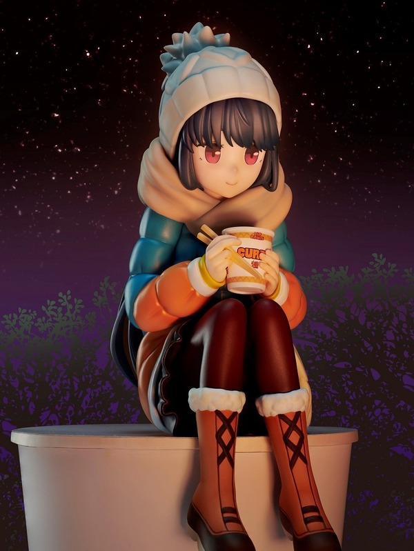 ゆるキャン△」志摩リン、“カレーめん”を食べる姿がキュート♪ぬーどる