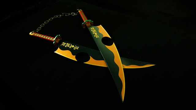 鬼滅の刃」音柱・宇髄天元の日輪刀をド派手に立体化！ “祭りの神だ