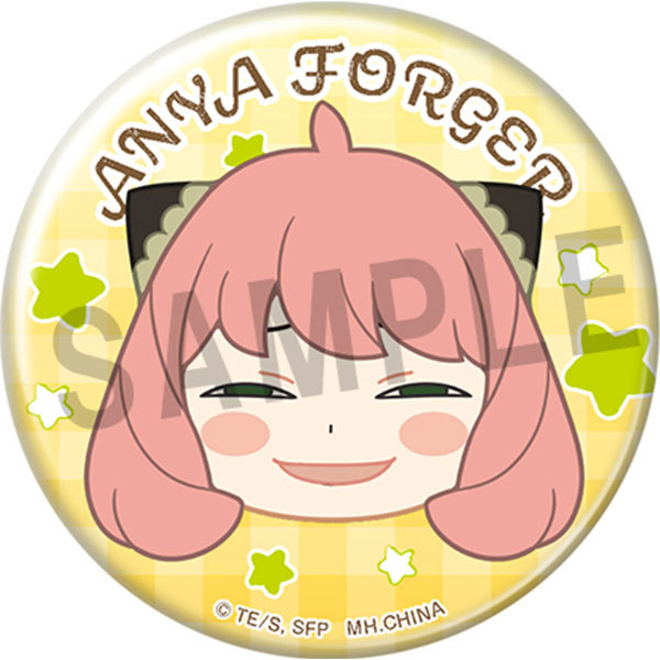 SPY×FAMILY」缶バッジ＆アクスタ登場！ “フッ”とした表情やお出かけ姿