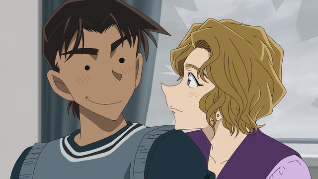 名探偵コナン」紅葉が平次を押し倒し!? “大岡紅葉の甘い罠”前後編で