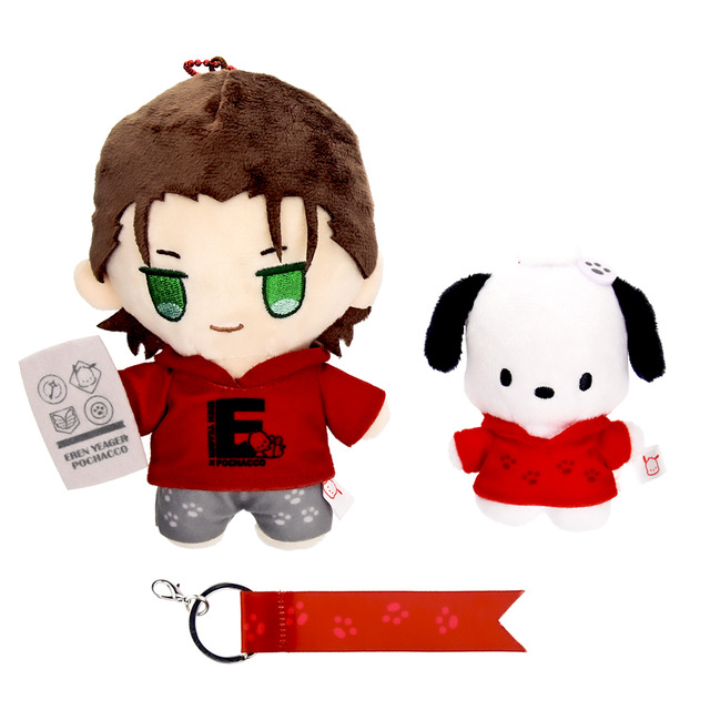 進撃の巨人」×「サンリオ」リヴァイがバッドばつ丸とお掃除!? エレンは