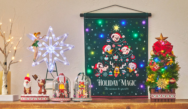 ディズニー」ミッキーたちがクリスマスの魔法をお届け♪ ツリーや