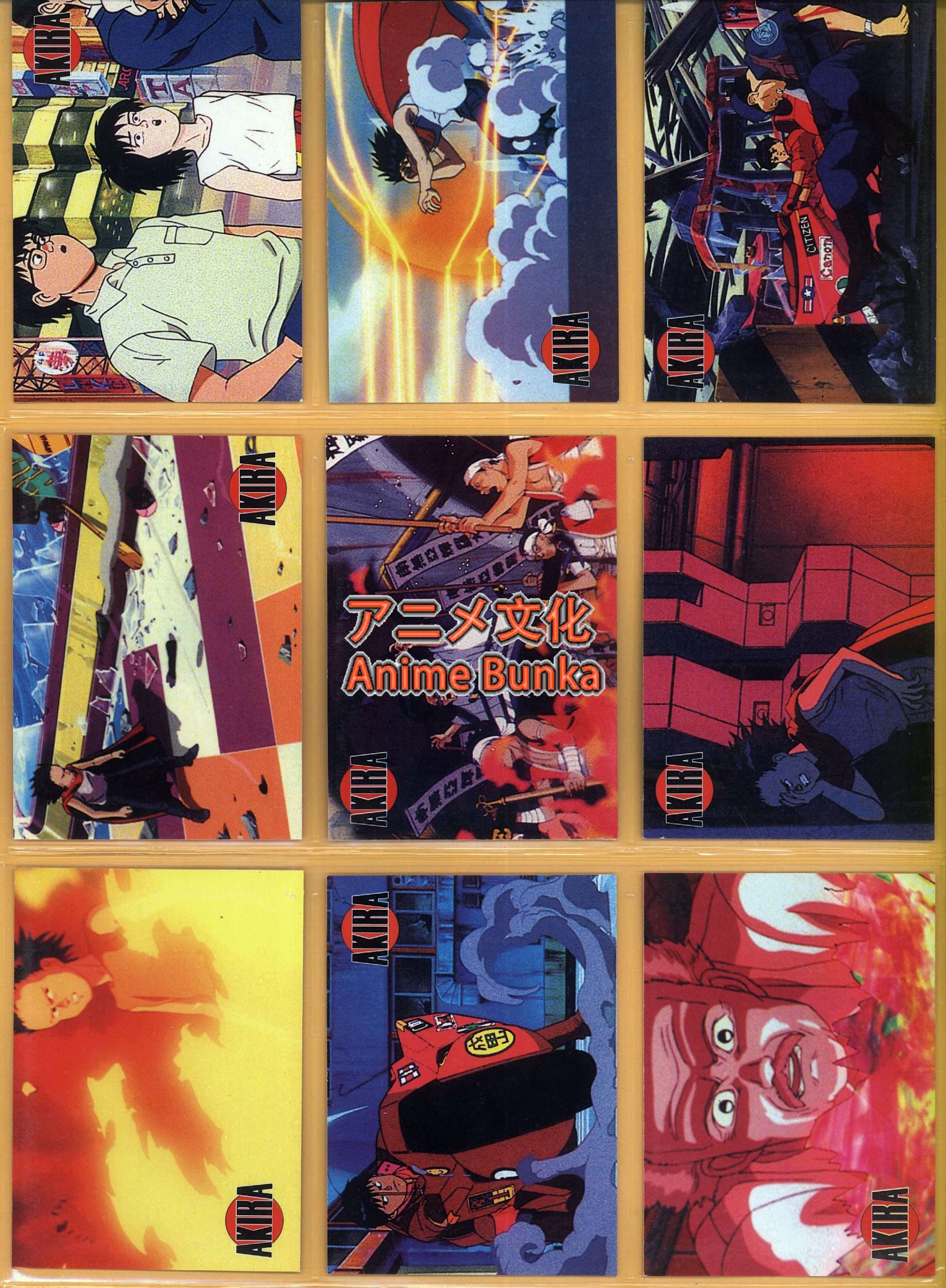 Akira アキラ USA Trading cards 1994 - Animebunka