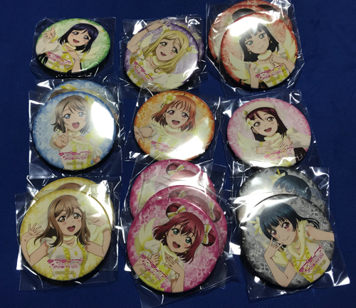 5th会場限定ガチャ結果内容と丸缶バッチカバーについて「ラブライブ