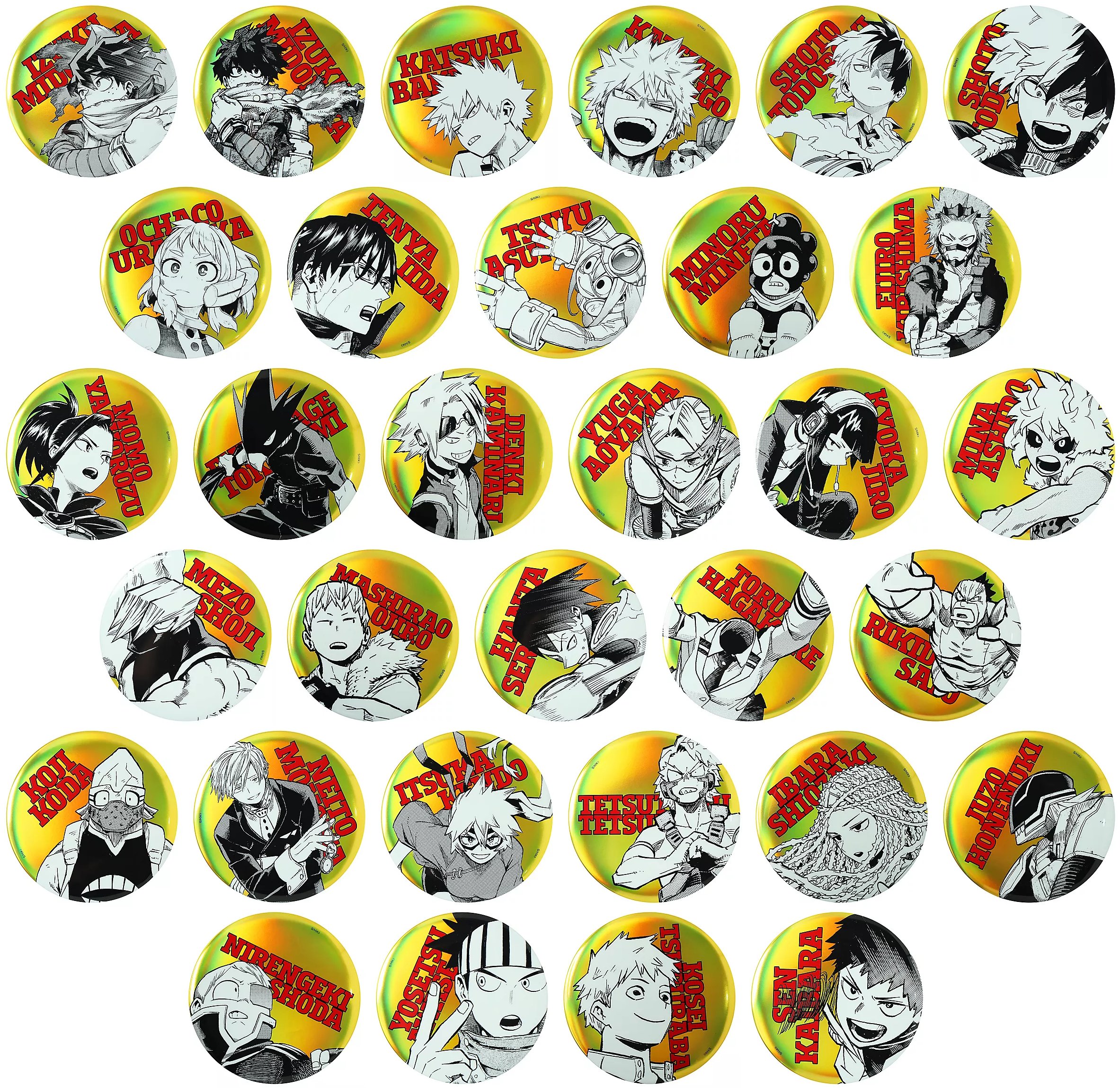 僕のヒーローアカデミア 週刊少年ジャンプ オールスター缶バッジBIG