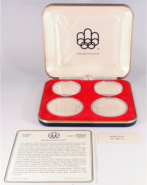 カナダ 第21回オリンピック モントリオール大会 記念銀貨（Canada 1976