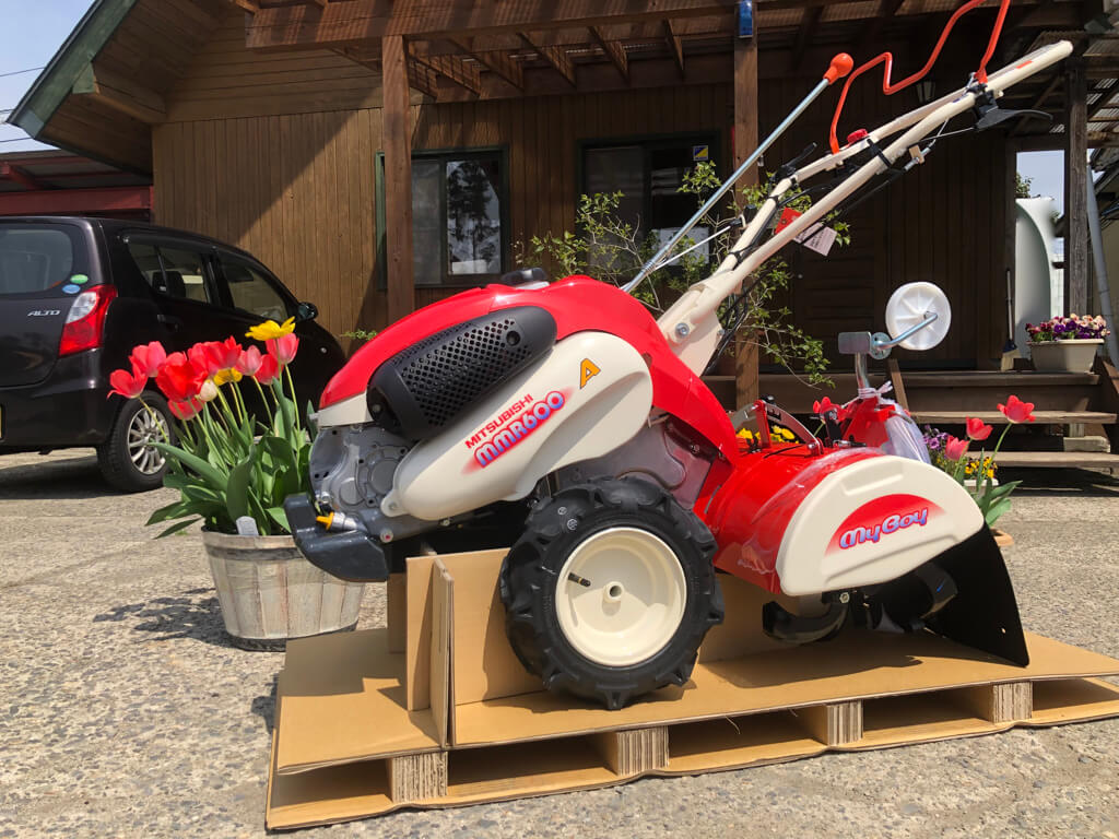 新品ミニ耕うん機三菱MMR600AUN大径タイヤ耕幅550mm ⚙ 中古農機具専門