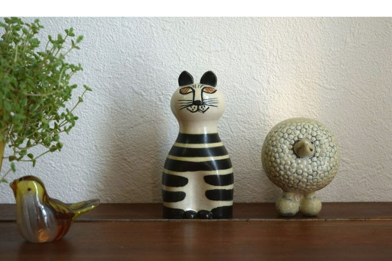 Gustavsberg Lisa Larson Tripp Trapp Trull Liten Katt グスタフ