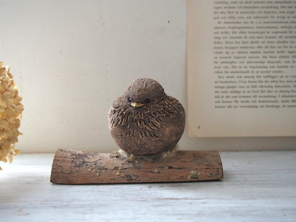 北欧ヴィンテージ Hannes Johansson 陶器の鳥の置物 - a n t e n n a