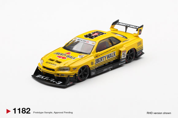 1:64 Nissan GT-R (R35) -- LB☆WORKS -- LBWK Kuma Graffiti -- Mini GT