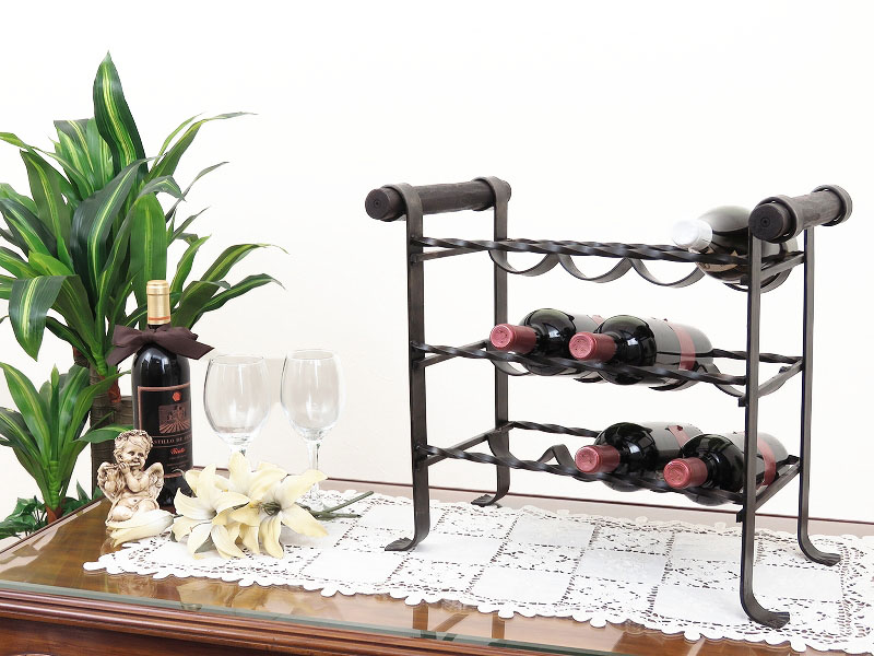 アイアンのワインラック 12本収納タイプ（8月18日） | アンティーク