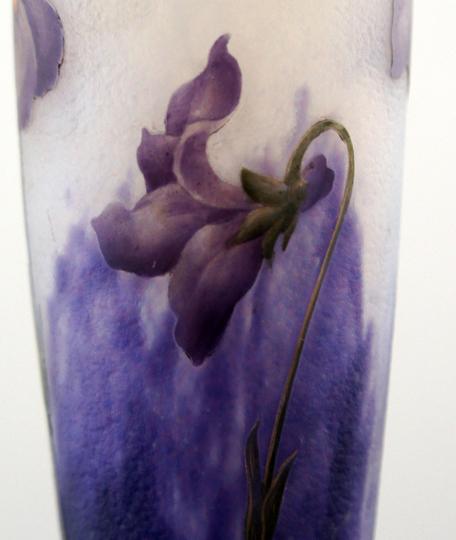 ドーム・ナンシー「スミレ文花瓶」《アンティックかとう》