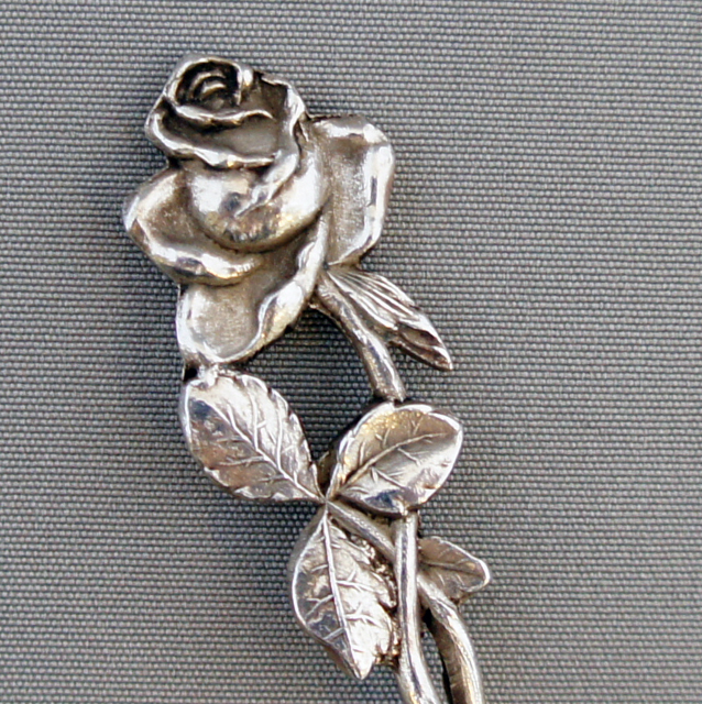 ドイツ「バラ装飾 スプーン5本セット」《アンティックかとう》