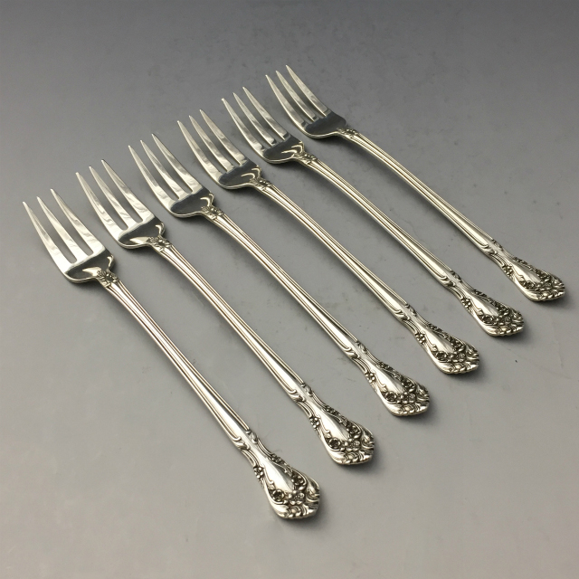 ALVIN STERLING「ケーキフォーク 6本セット」《アンティックかとう》
