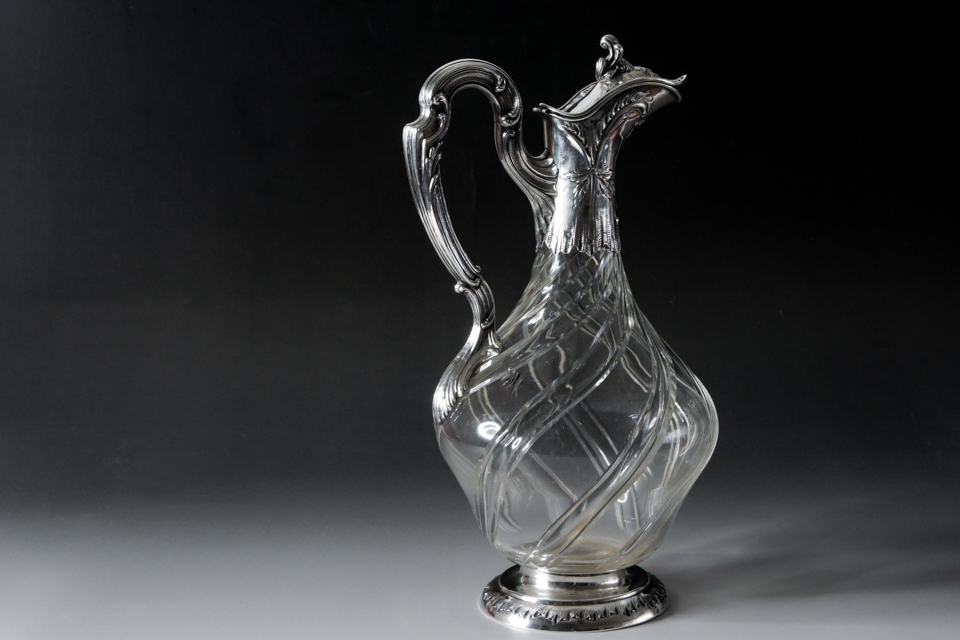 フランス「蓋付片口水差し」《アンティックかとう》