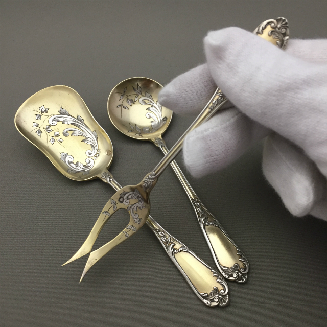 フランス「Henri Soufflot サービングセット（3本セット