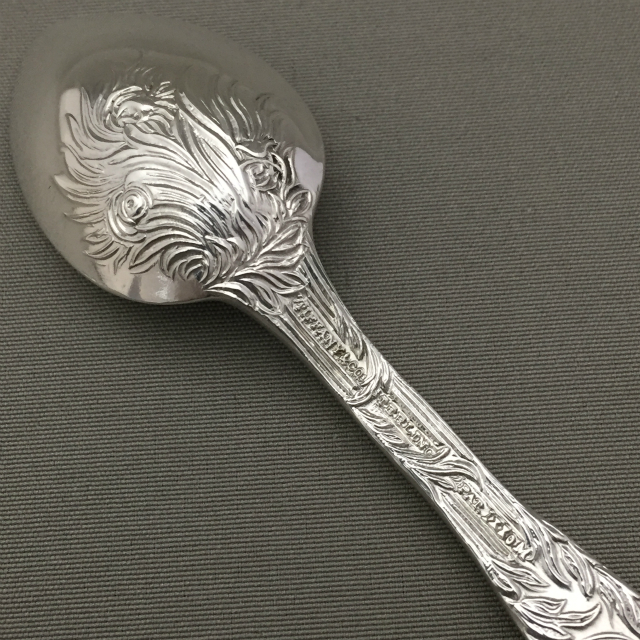 ティファニー「コーヒースプーン ”Chrysanthemum”」《アンティックかとう》