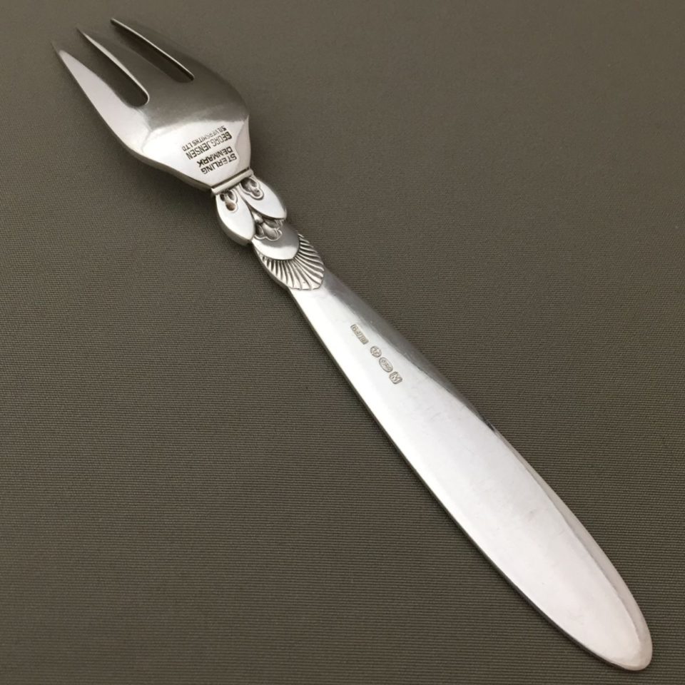 ジョージ・ジェンセン「“Cactus” ケーキフォーク 長さ13cm