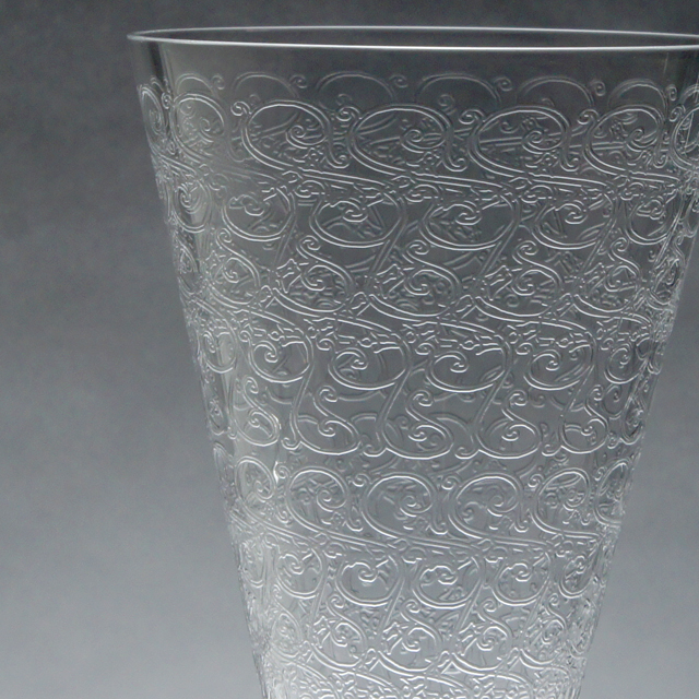 オールドバカラ「ローハン ROHAN シャンパンフルート 高さ18.7cm（容量