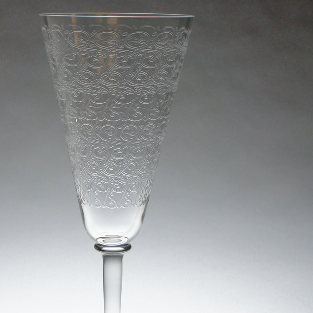 オールドバカラ「ローハン ROHAN シャンパンフルート 高さ18.7cm（容量