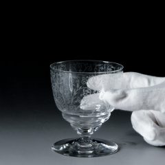 オールドバカラ「リュリ LULLI ワイングラス H 8.7 ㎝」《アンティック