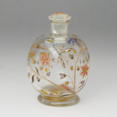 エミール・ガレ「小花文香水瓶」《アンティックかとう》