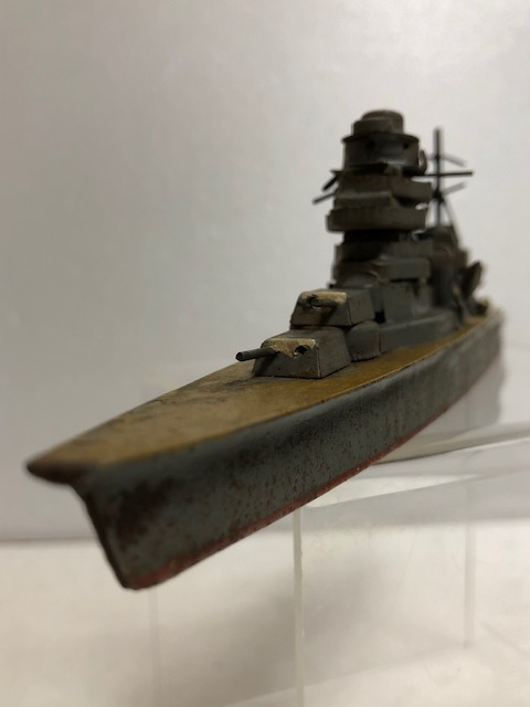 大型☆昭和12年当時☆江崎グリコ 戦艦模型 長門 ながと 長さ 26